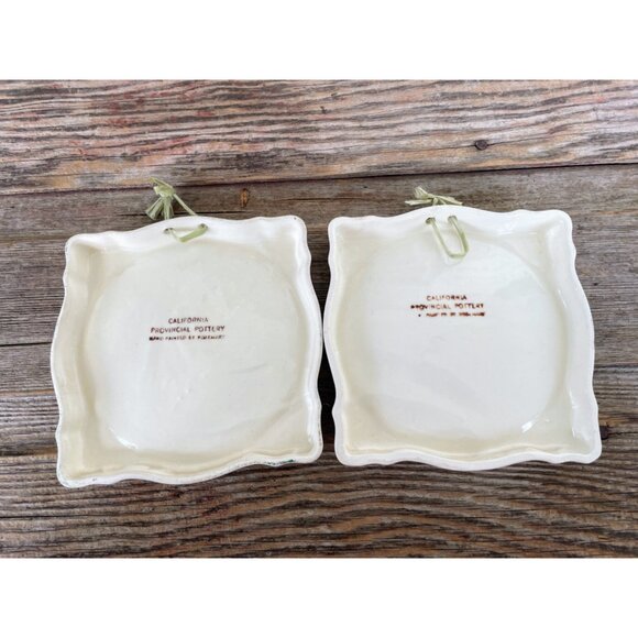 Vintage California Provincial Pottery Wall Plaques Women/Mens Work Humor - Picture 3 of 14